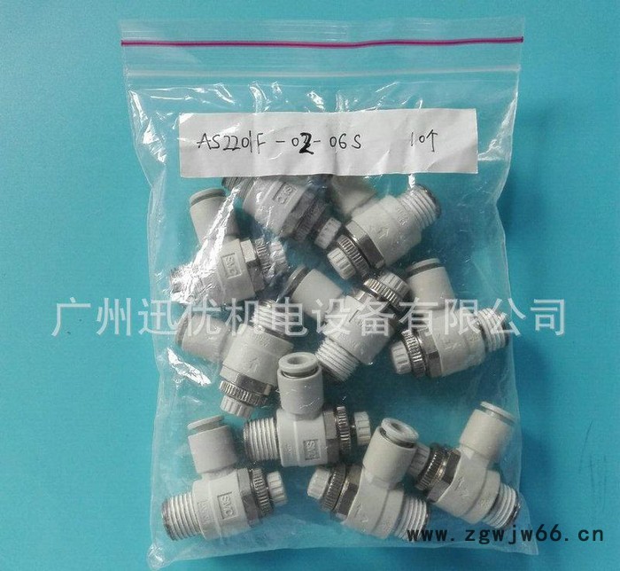 日本原装SMC气动元件、速度控制阀 AS2201F-02-0图2