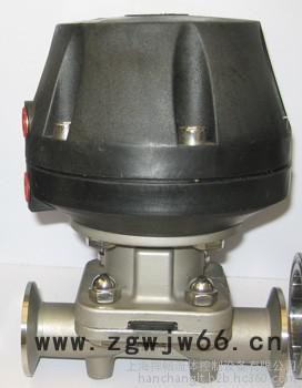 上海捍畅卡箍气动隔膜阀 常开式316L ****供应