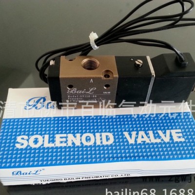 气动元件,五通气动元件,4v110-06电磁阀,百临电磁阀,五通元件,销?