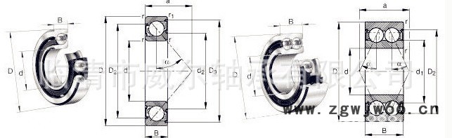 BSD2562滚珠丝杠支撑轴承标准公制p2原装进口轴承