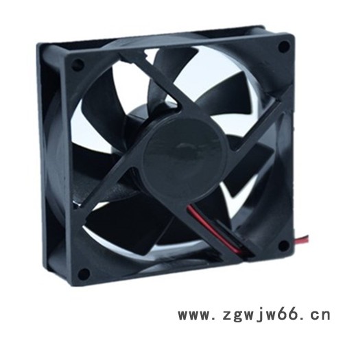 冷王亿鑫 8025散热风扇5V 12V 24V直流双滚珠散热风扇图2