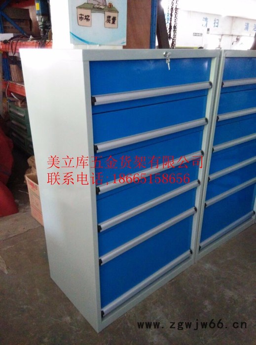全国直销重型滚珠式抽屉工具柜重型铁皮工具箱车间工位放置柜维修工具储藏柜图6