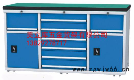 全国直销重型滚珠式抽屉工具柜重型铁皮工具箱车间工位放置柜维修工具储藏柜图8
