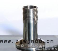 不锈钢卫生级快装卡箍式丝扣（管螺纹)接头单头外丝快装接头图2