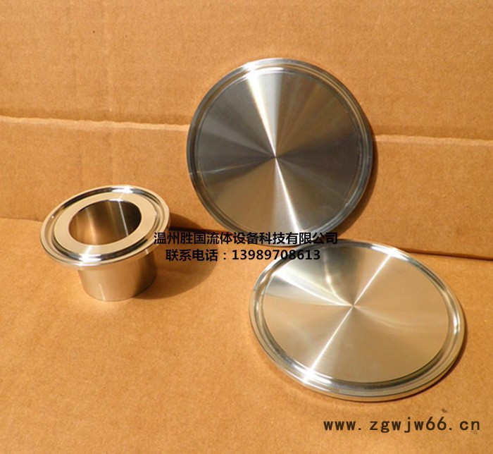 可按图纸非标加工不锈钢盲板 卡箍堵片Φ20 卫生级堵头图2