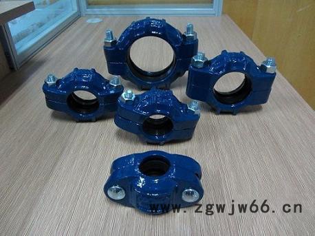 柔性卡箍90°弯头丝扣异径三通**