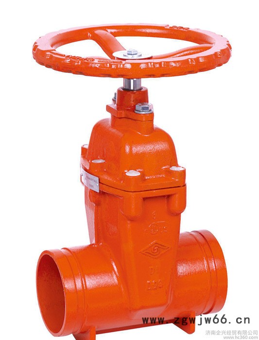 卡箍消防沟槽明杆闸阀 国标球墨铸铁软密封型闸阀图2