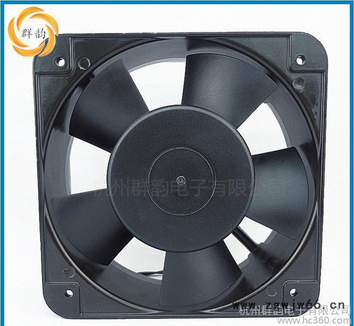 直销 进口双滚珠轴承15050正方风扇 17251正圆椭圆风扇图3