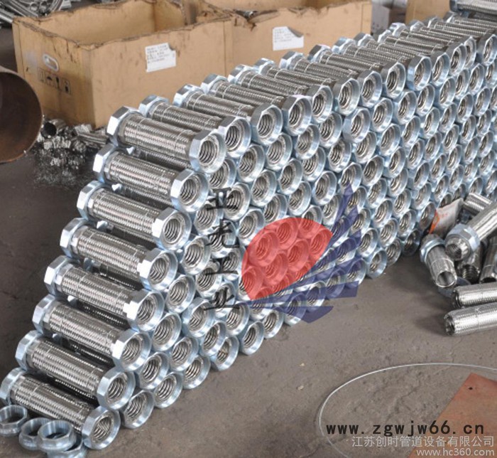 专业配套生产沟槽卡箍连接消防管道专用耐溶剂不锈钢金属软管图3