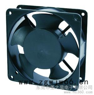 供应圣之荣电子有限公司AC12038交流双滚珠散热风机高转速大风量扇热风扇