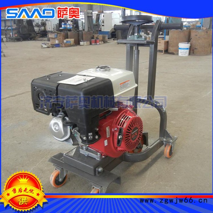 修沥青路面用的开槽机 做路面养护用的小型开槽机 万向轮手推开槽机图3