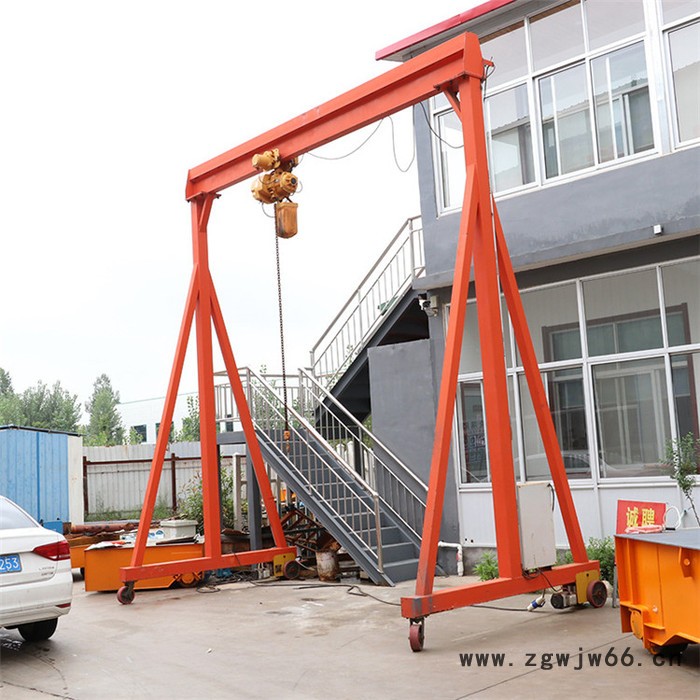 手推式龙门架 万向轮结构紧凑 电动移动式龙门架图3