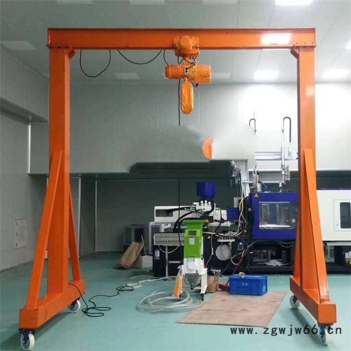 手推式龙门架 万向轮结构紧凑 电动移动式龙门架