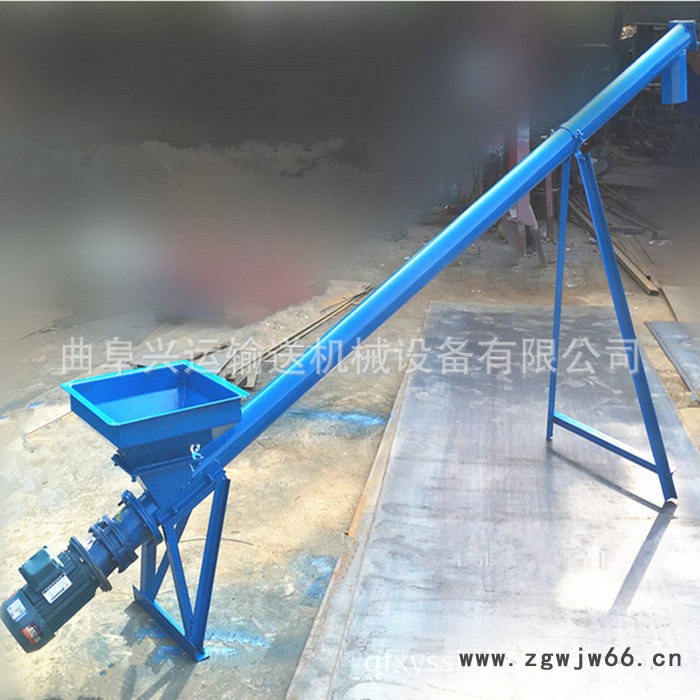 干粉螺旋输送机 万向轮移动式螺旋提升机 07图3