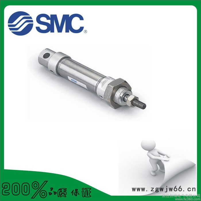 不锈钢微型气缸气动元件 小型迷你气缸CDJ2B10*100图2