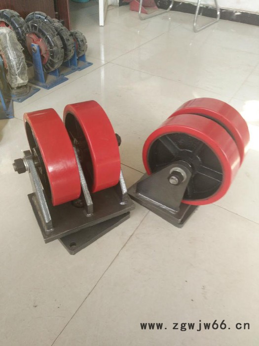 ** 载重3吨5吨聚氨酯超重型脚轮 加重型聚氨酯万向轮图5