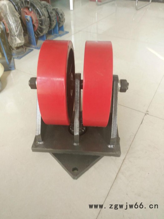 ** 载重3吨5吨聚氨酯超重型脚轮 加重型聚氨酯万向轮图7