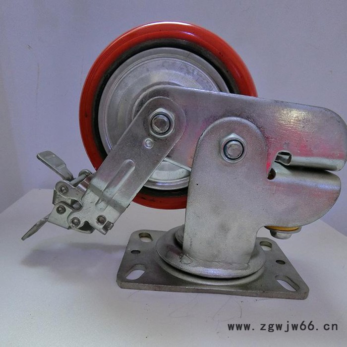 【飞华】减震轮 减震万向轮 减震聚氨酯脚轮规格图2