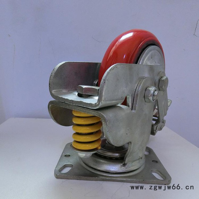 【飞华】减震轮 减震万向轮 减震聚氨酯脚轮规格图3