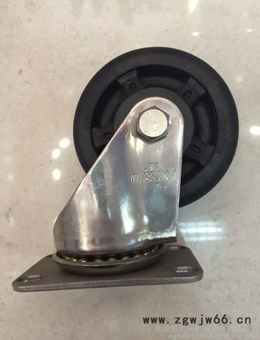 中型2系列3.5寸 不锈钢耐高温250℃ 尼龙脚轮 万向轮 **图2