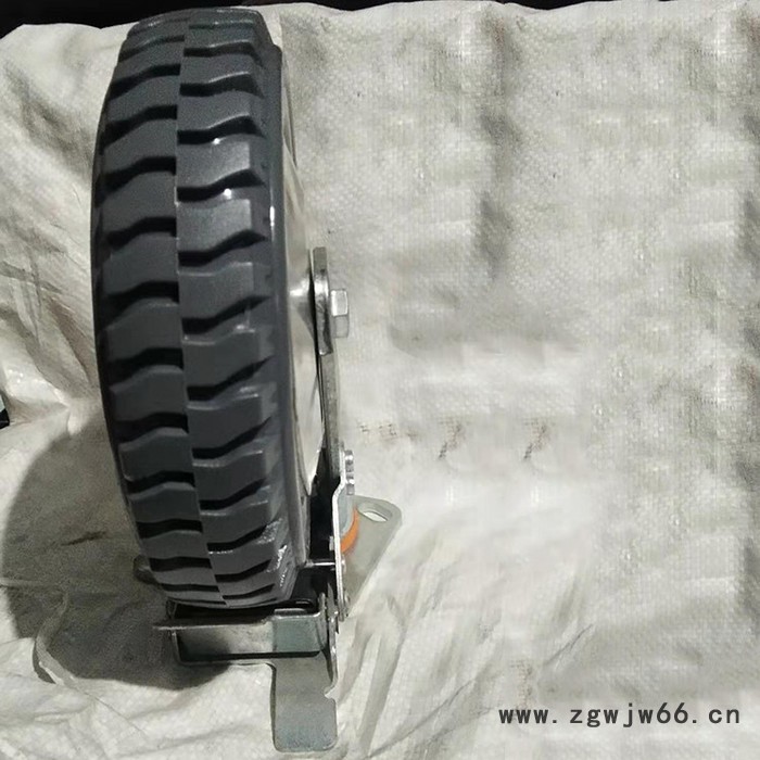 明豪 风火轮 万向风火轮 8寸风火轮 工业脚轮 风火刹车万向轮  风火刹车  静音刹车脚轮  风火单轮