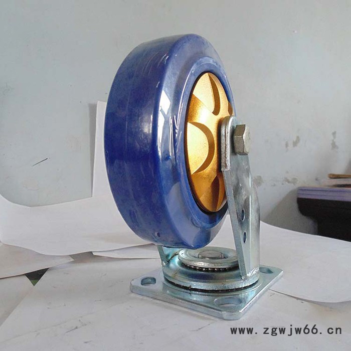 厚铭  厂家** 工业橡胶脚轮  工业轮 刹车脚轮 工业万向轮  工业静音耐磨脚轮 工业脚轮图2