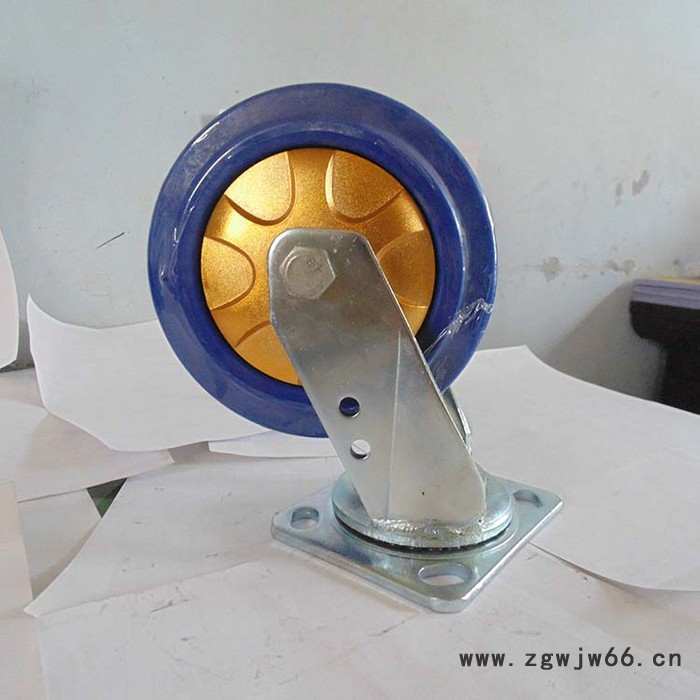 厚铭  厂家** 工业橡胶脚轮  工业轮 刹车脚轮 工业万向轮  工业静音耐磨脚轮 工业脚轮图5