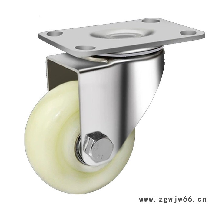中型 尼龙脚轮  3寸4寸万向轮 5寸刹车 滚轮 PU轮子 手推车轮子 平板车轮 滑轮 欢迎咨询图2