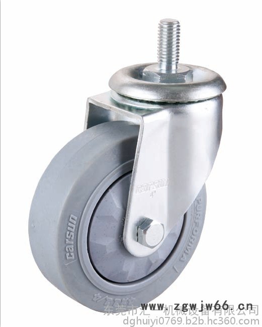 汇一脚轮 中型4寸万向轮聚氨酯脚轮工业脚轮**图3