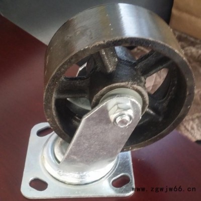 工厂直销 工业铸铁万向轮 全铁轮 脚轮厂家