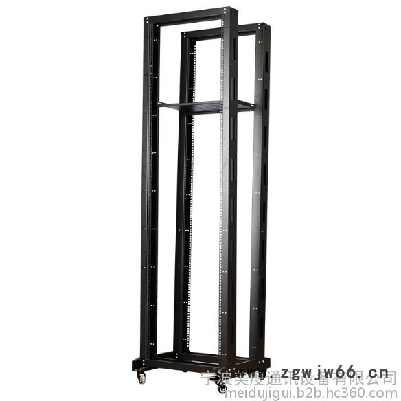 【美度】 机柜双排开放式机架服务器机架19英寸42U2米高标准配置带万向轮图2