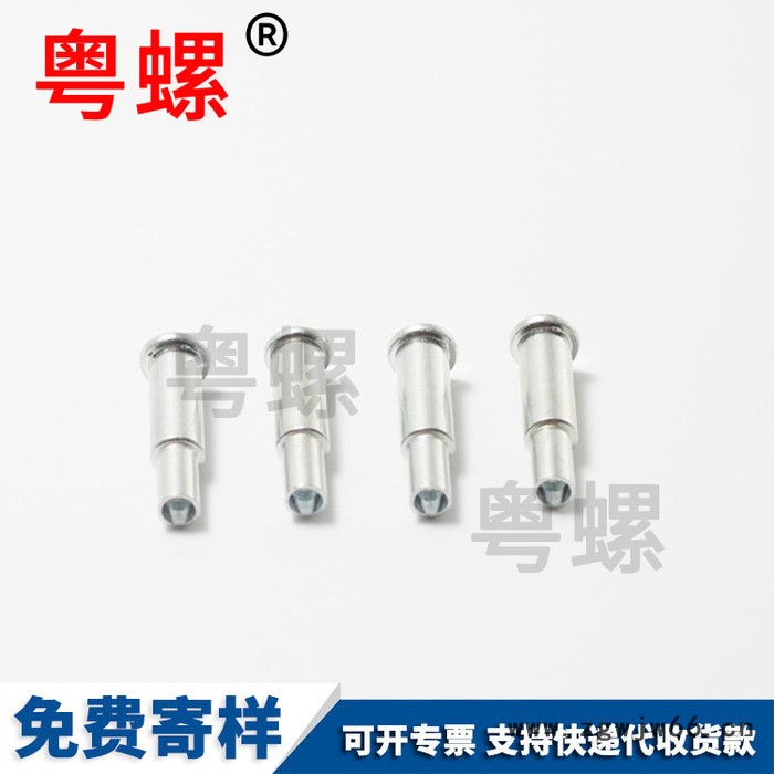 万向轮台阶钉箱包脚轮铆钉 配件圆头双层钉半空心铆钉 11X33图2