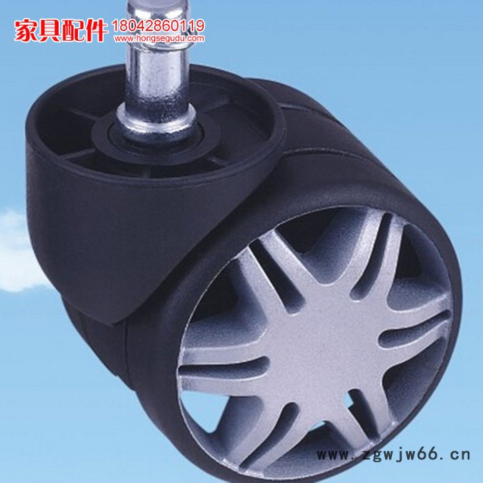 厂家批发 办公椅椅轮 大班椅万向轮 静音电脑椅轮 脚轮图3