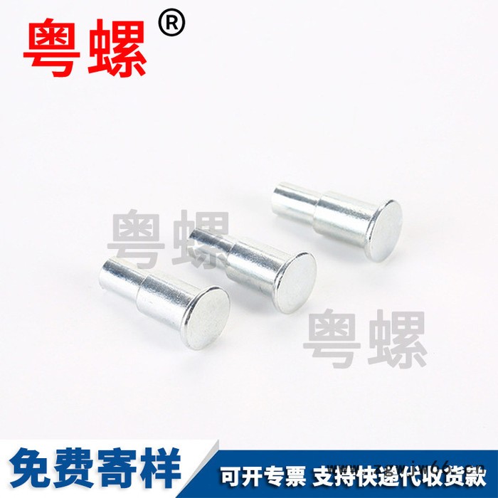 手动半空心台阶紧固镀锌 台阶钉箱包万向轮双层钉免工具调节螺钉图2