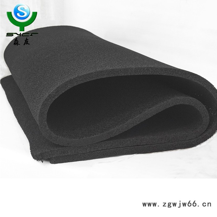 森友 蜂窝状活性炭滤网  烤漆房空调空气净化水处理 活性炭海绵 油烟机过滤材料 活性炭过滤网图2