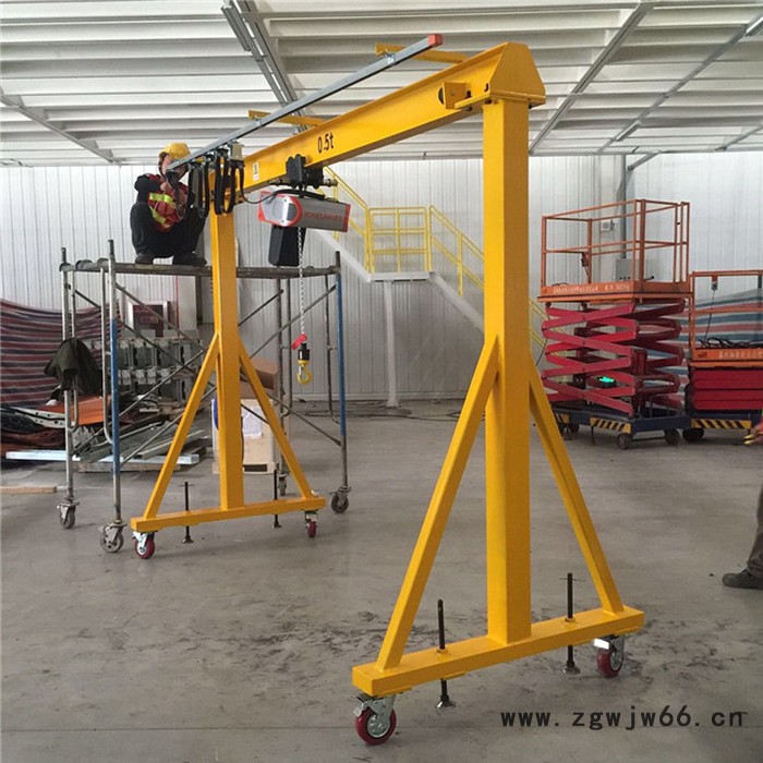 支持定制龙门架 万向轮结构紧凑 简易龙门架图5