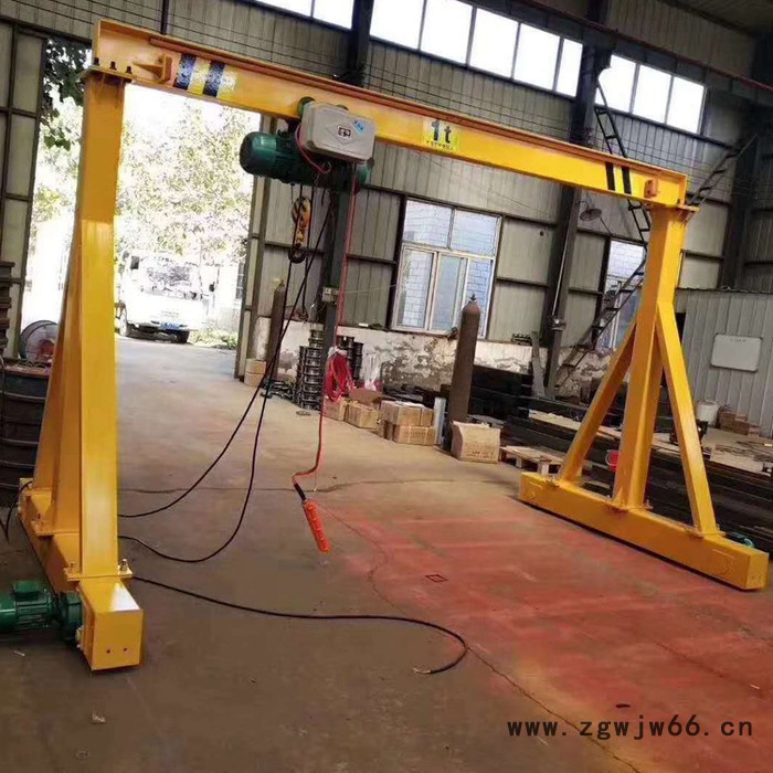 长期定制单梁龙门架 万向轮结构紧凑 移动龙门架图3