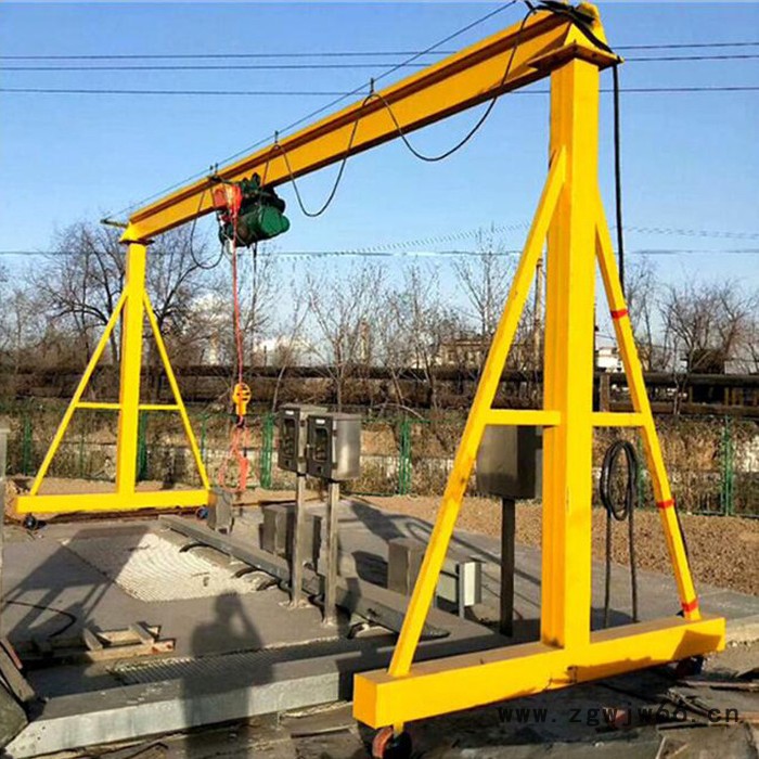 长期定制单梁龙门架 万向轮结构紧凑 移动龙门架图6