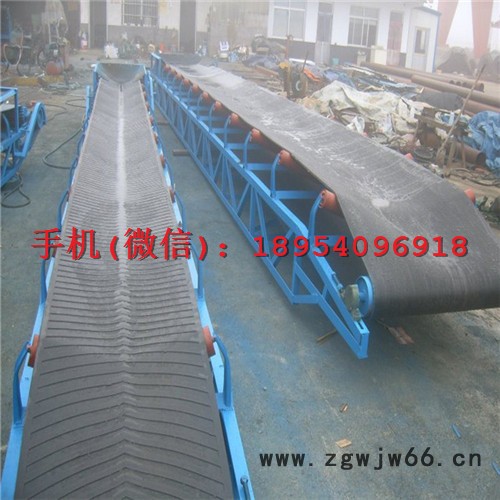 临海万向轮移动式传送机 散料挡板式皮带输送机图4