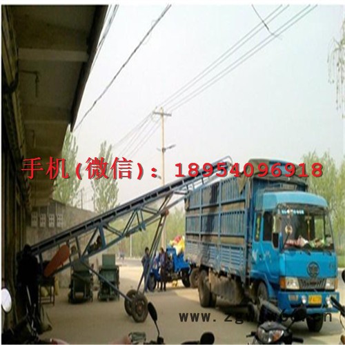 临海万向轮移动式传送机 散料挡板式皮带输送机