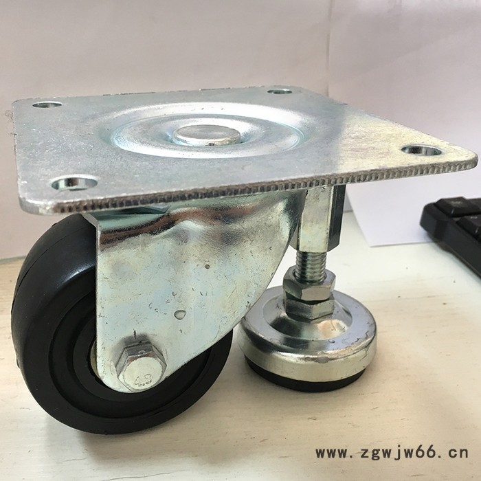 胜鹏万向轮 2.5寸低重心调节平底万向轮厂家图5
