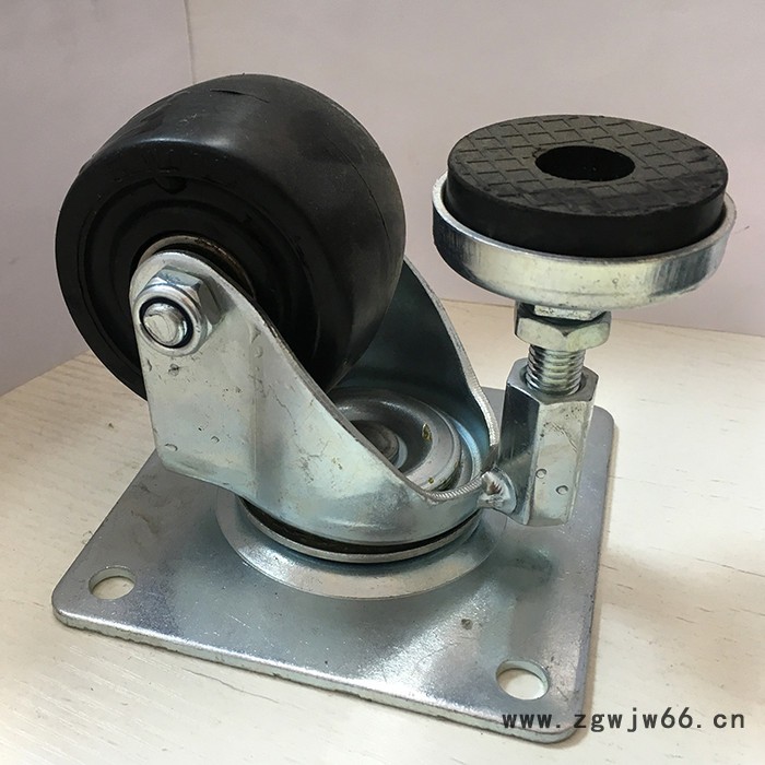 胜鹏万向轮 2.5寸低重心调节平底万向轮厂家图4