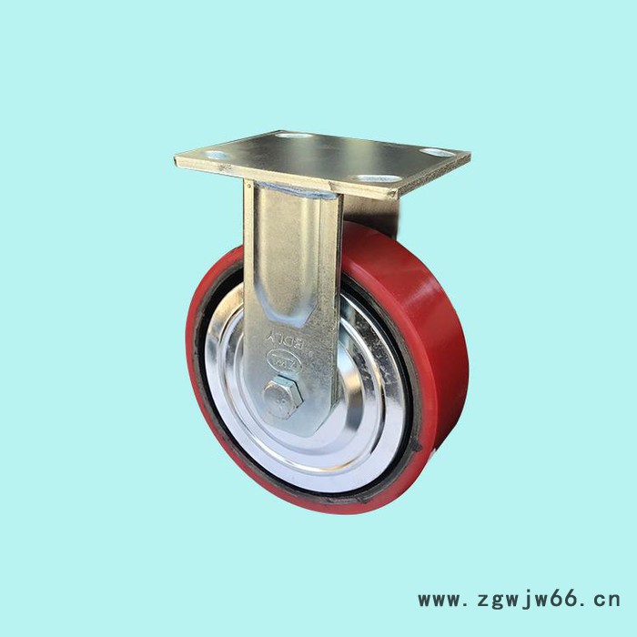 【北大轮业】供应8寸 铁芯聚氨酯脚轮 足王聚氨酯脚轮  万向脚轮  工业万向轮图2