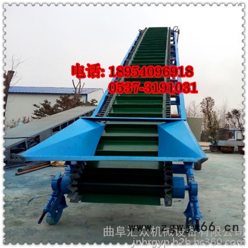 角度可调粮食输送机 装车倒仓爬坡输送机 万向轮皮带输送机图3