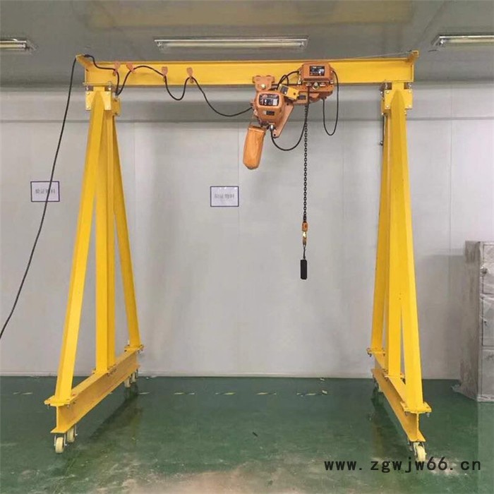 生产定制简易龙门架 车间工地用手推无轨万向轮龙门架