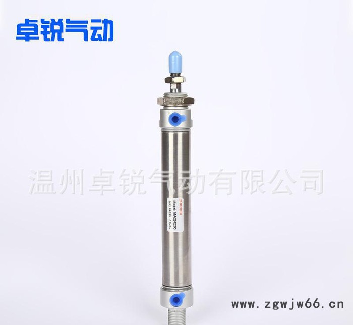 不锈钢 气缸 气动元件 气缸 MA25X200不锈钢迷你 气图3