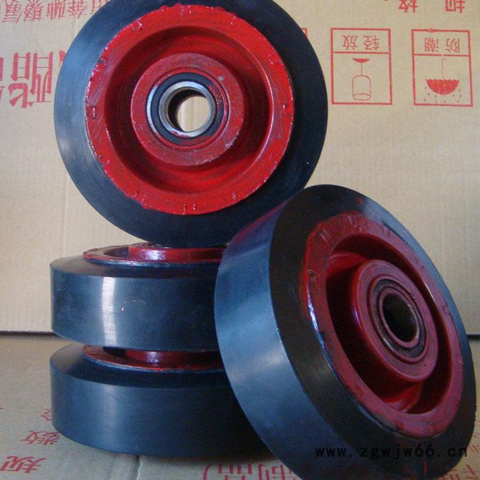 专业生产 铁芯橡胶轮 硅胶轮  橡胶轮 胶粉轮万向轮  脚轮 耐磨耐压  品质保障