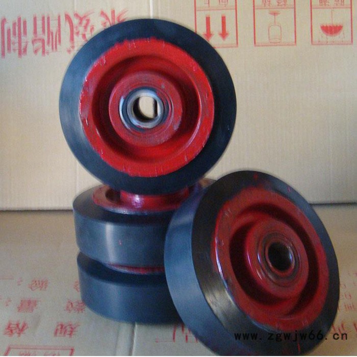 专业生产 铁芯橡胶轮 硅胶轮  橡胶轮 胶粉轮万向轮  脚轮 耐磨耐压  品质保障图3
