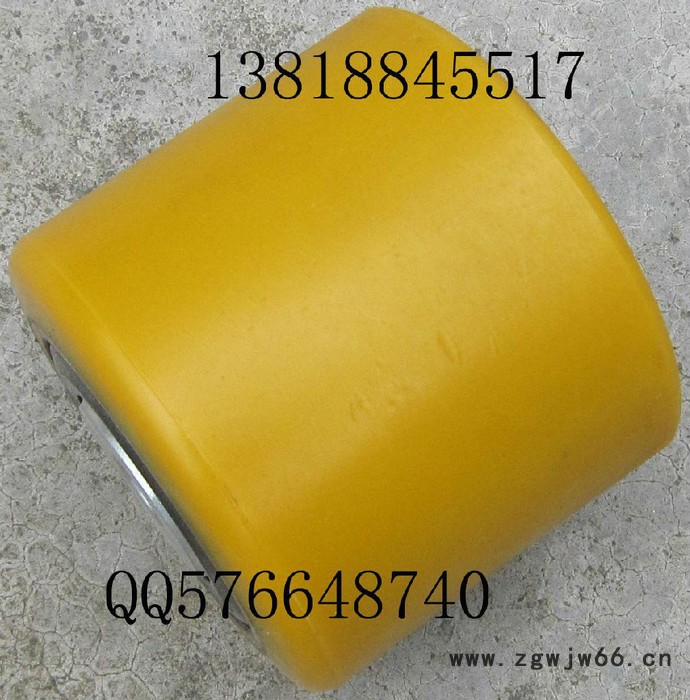 BT前轮承重轮子85*75 丰田电动地牛载重轮聚氨酯包胶轮 橡皮轮胎滚轮 脚轮/万向轮图4