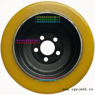 BT前轮承重轮子85*75 丰田电动地牛载重轮聚氨酯包胶轮 橡皮轮胎滚轮 脚轮/万向轮